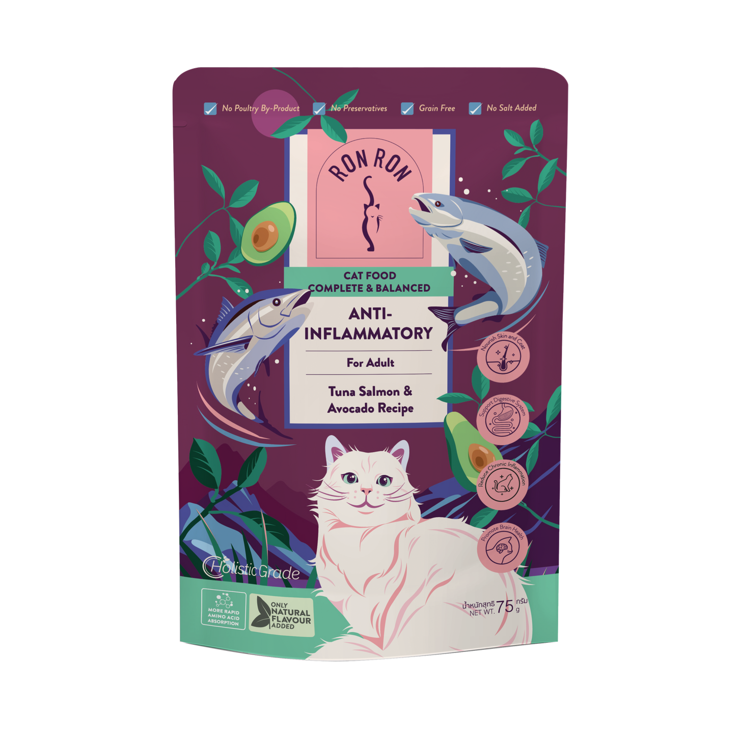 Ron Ron Complete & Balance Cat Food - Suci Bersih Certification