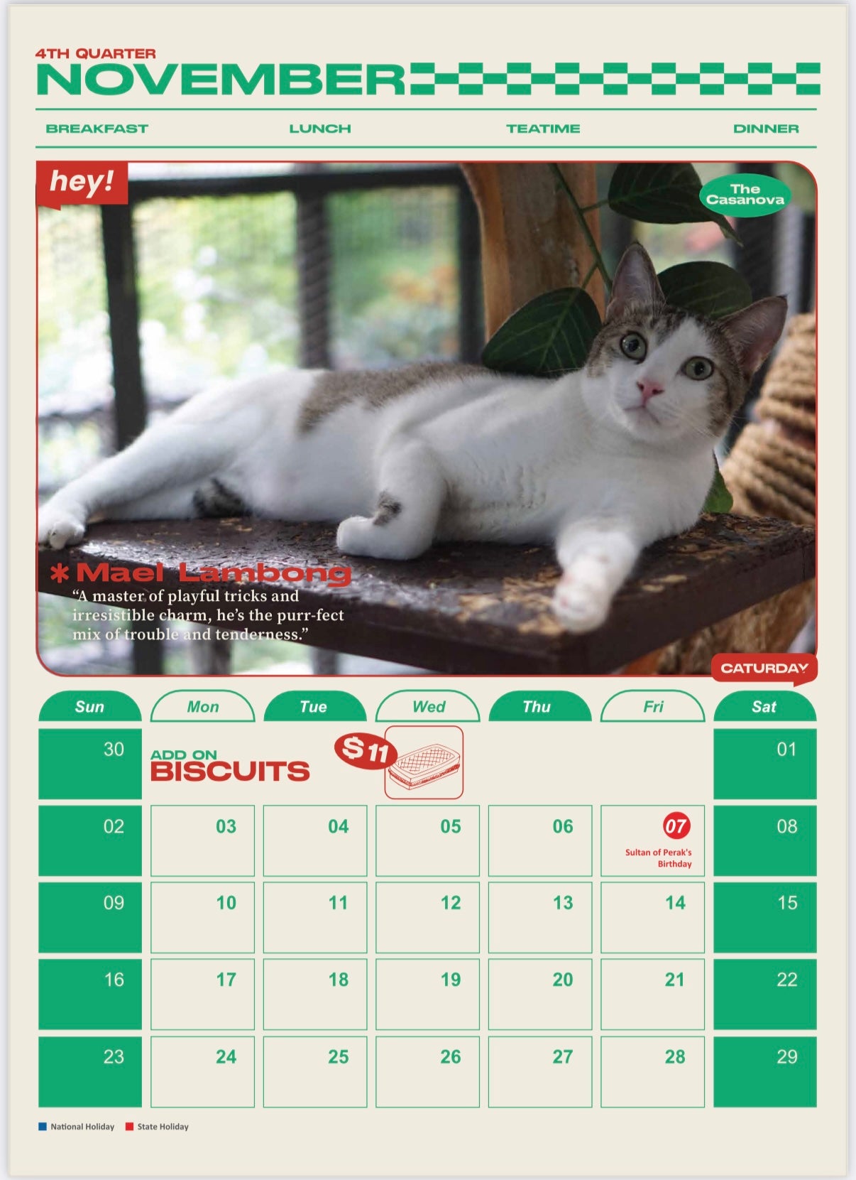 Mint Gemuk 2025 Calendar