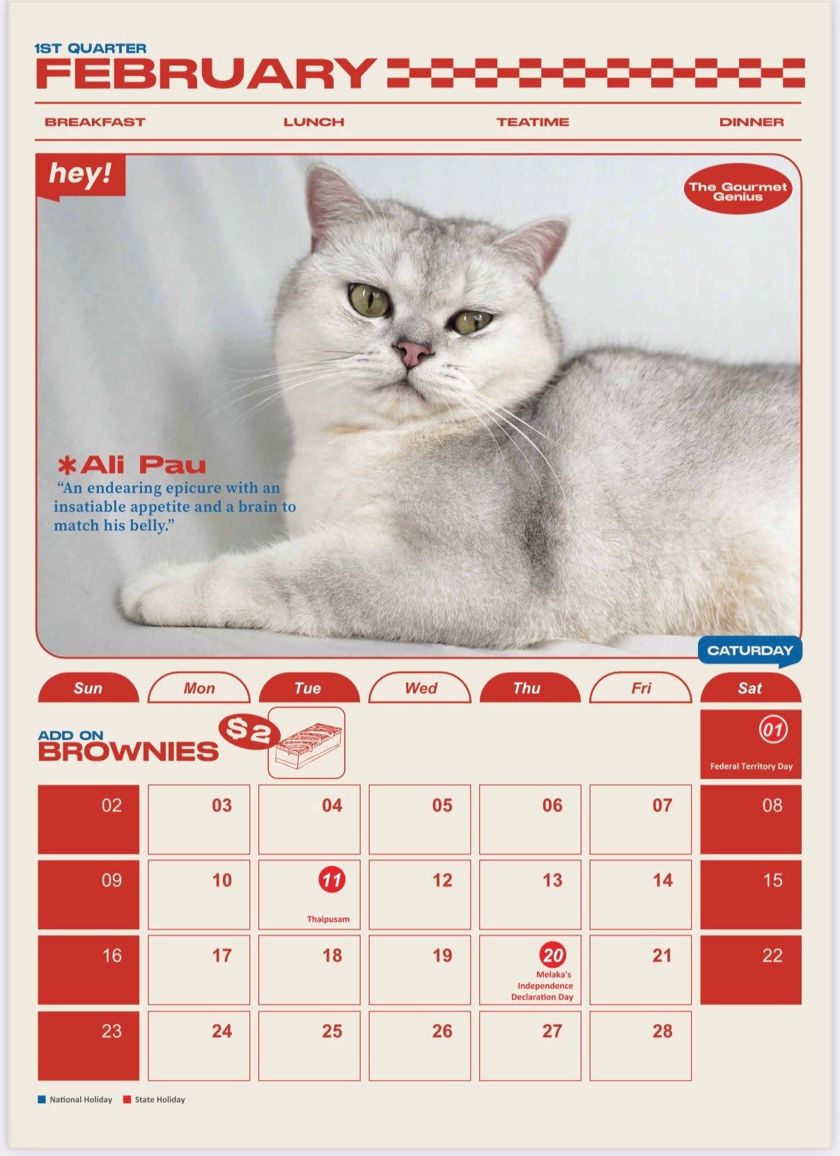 Mint Gemuk 2025 Calendar